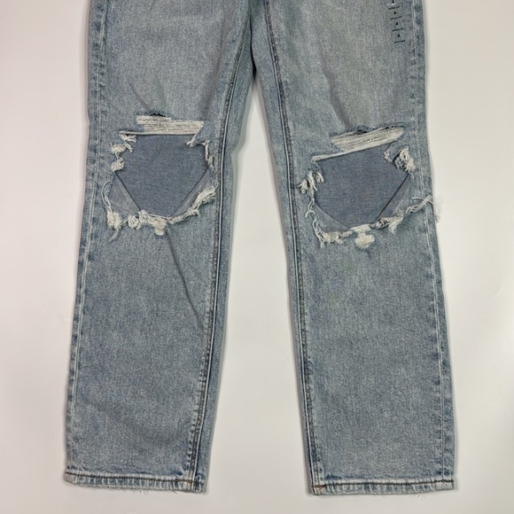 American Eagle Super High Rise Ankle Straight Jeans Size 4 - Picture 3 of 12
